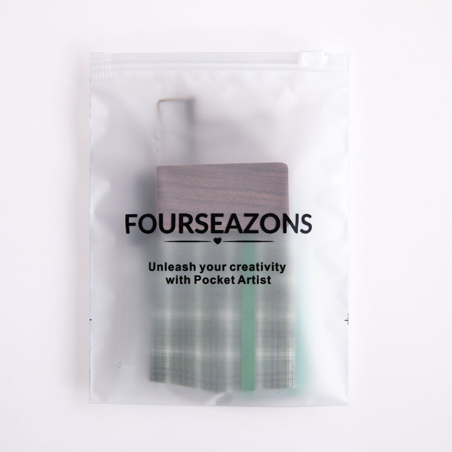 PocketArtist™ – Green Plaid (Wooden Palette)