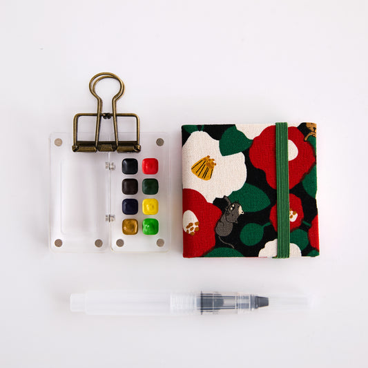 PocketArtist™ – Black Floral (Clear Palette)