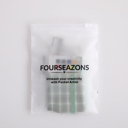 PocketArtist™ – Green Plaid (Clear Palette)