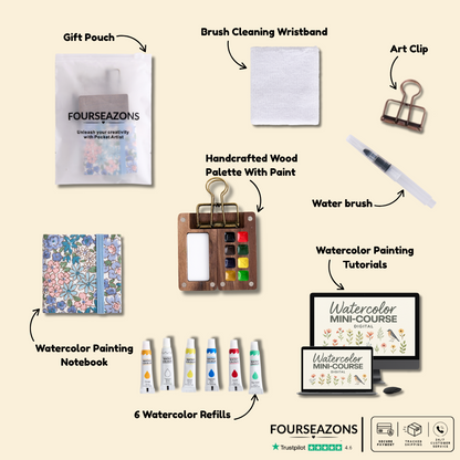 Pocket Artist Watercolor Travel Set
